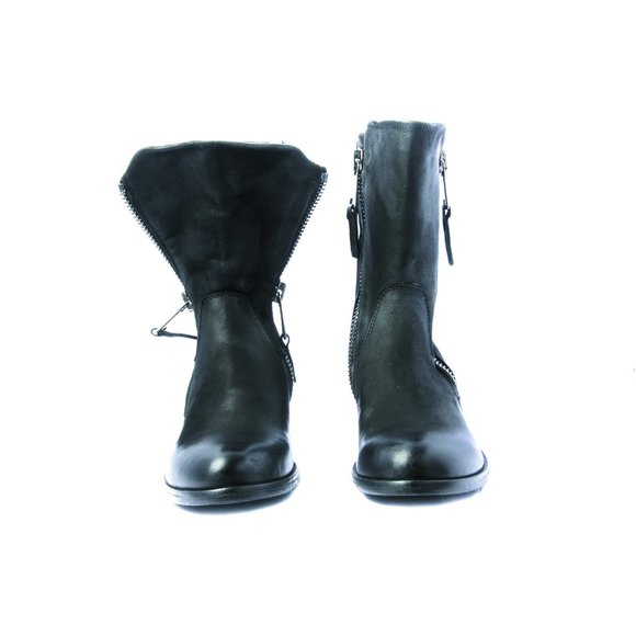 Elena Lachi Biker inspired Ankle boot Double Zip - Picture 5 of 7